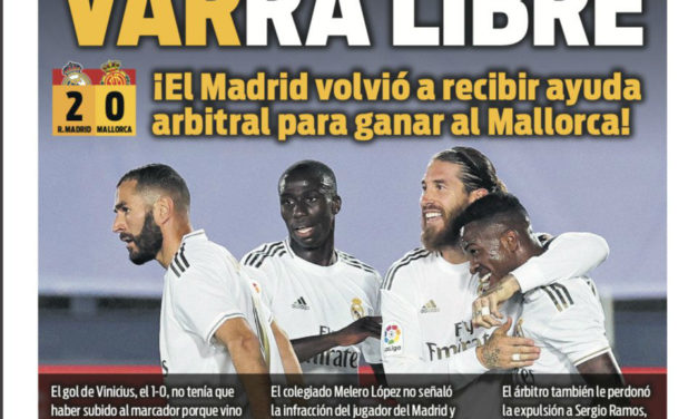 Indignación en Barcelona por el arbitraje del Real Madrid – RCD Mallorca