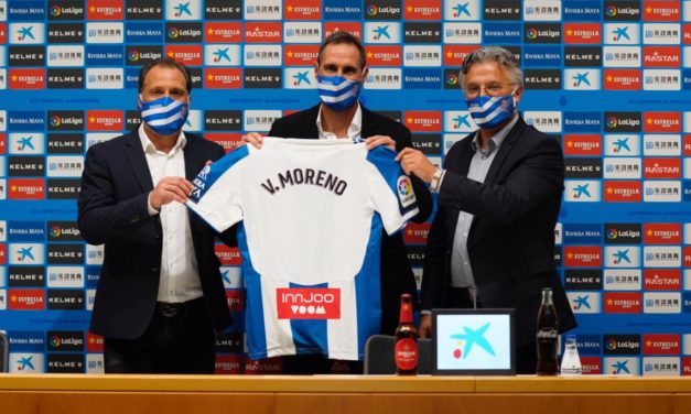 Moreno, presentado en el RCD Espanyol: “Estoy donde quiero estar”