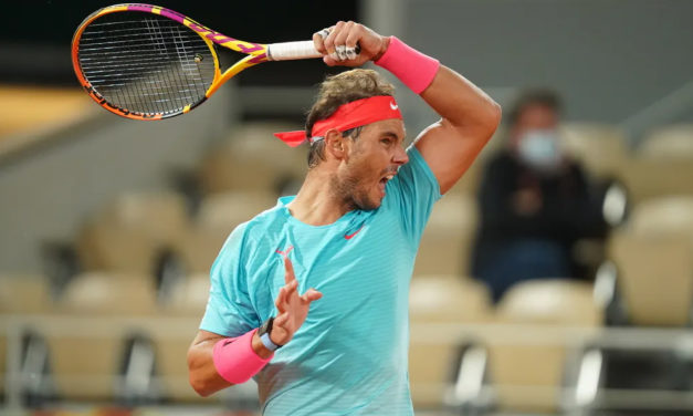 Rafa Nadal celebra su partido 100 en Roland Garros con el pase a semifinales