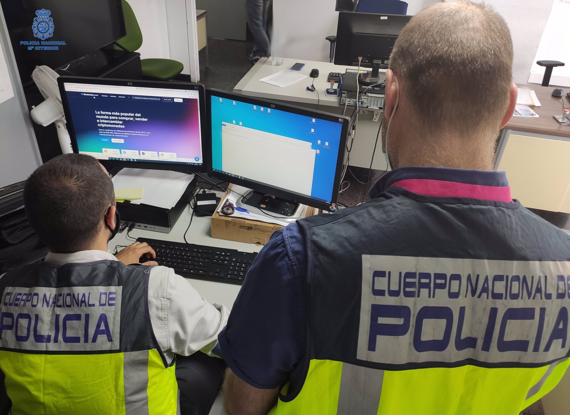 02-06-2021 Policías Nacionales durante la investigación. SOCIEDAD ESPAÑA EUROPA ISLAS BALEARES AUTONOMÍAS POLICÍA NACIONAL