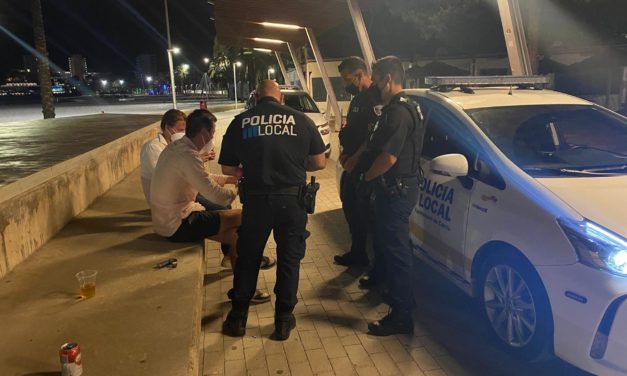 Denuncias por botellón y un detenido por tráfico de drogas en la primera noche sin toque de queda en Calvià