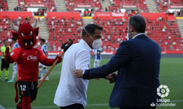 Vicente Moreno: “Solo puedo dar las gracias a la afición del RCD Mallorca”