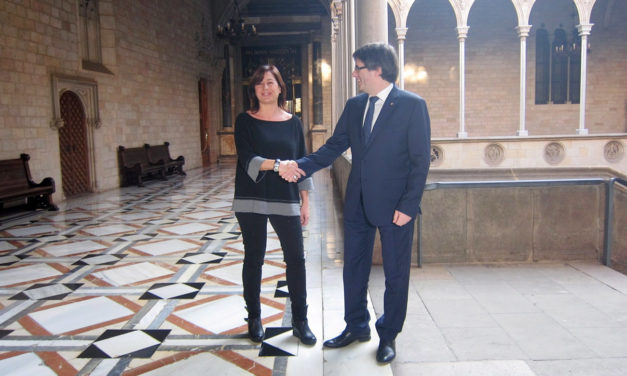 Armengol, sobre Puigdemont: “La cuestión catalana es un problema político que tiene que resolverse desde la política”