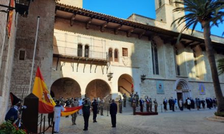 Comandancia General de Baleares celebra el 12 de octubre destacando la labor del Ejército durante la pandemia