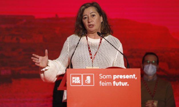 Armengol, reelegida secretaria general del PSIB-PSOE con 83% de apoyos