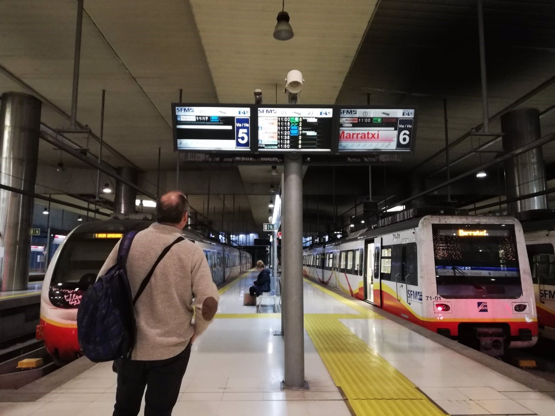El metro de Palma.