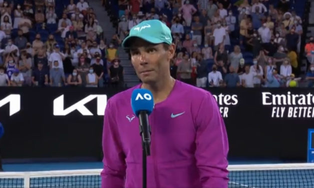 Nadal, tras su pase a semifinales: «Estar jugando al tenis otra vez es un regalo de la vida»