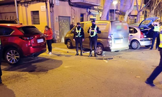 Imputada por conducir sin carnet y darse a la fuga tras un accidente con un herido en Palma