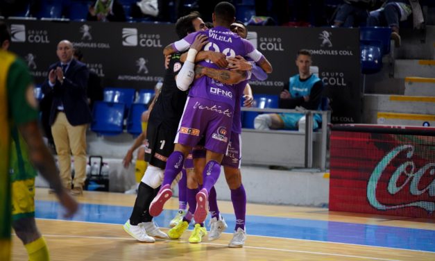 El Palma Futsal regresa a la competición con una victoria ante el Jaén (4-3)