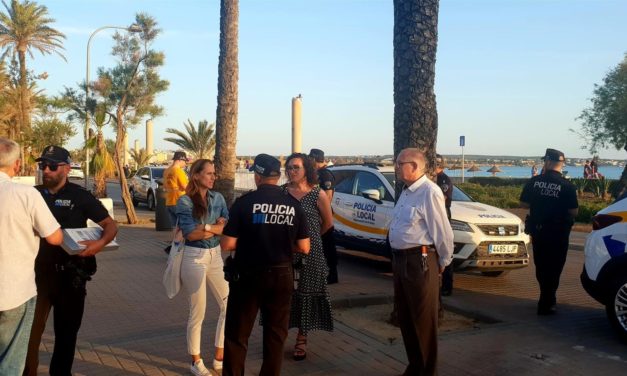La Policía Local presenta el dispositivo marco de verano a los vecinos y hoteleros de Playa de Palma