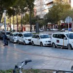 Parada de taxis de la Plaza de España.