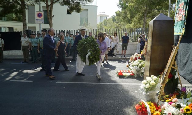 Baleares recuerda a los guardias civiles asesinados por ETA en 2009 y reivindica “palabra y razón” frente al “terror”
