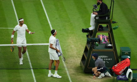 Nadal accede con autoridad a los octavos de final del torneo de Wimbledon
