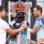 Carlos Alcaraz y Rafa Nadal, en el último Masters 1.000 de Madrid.