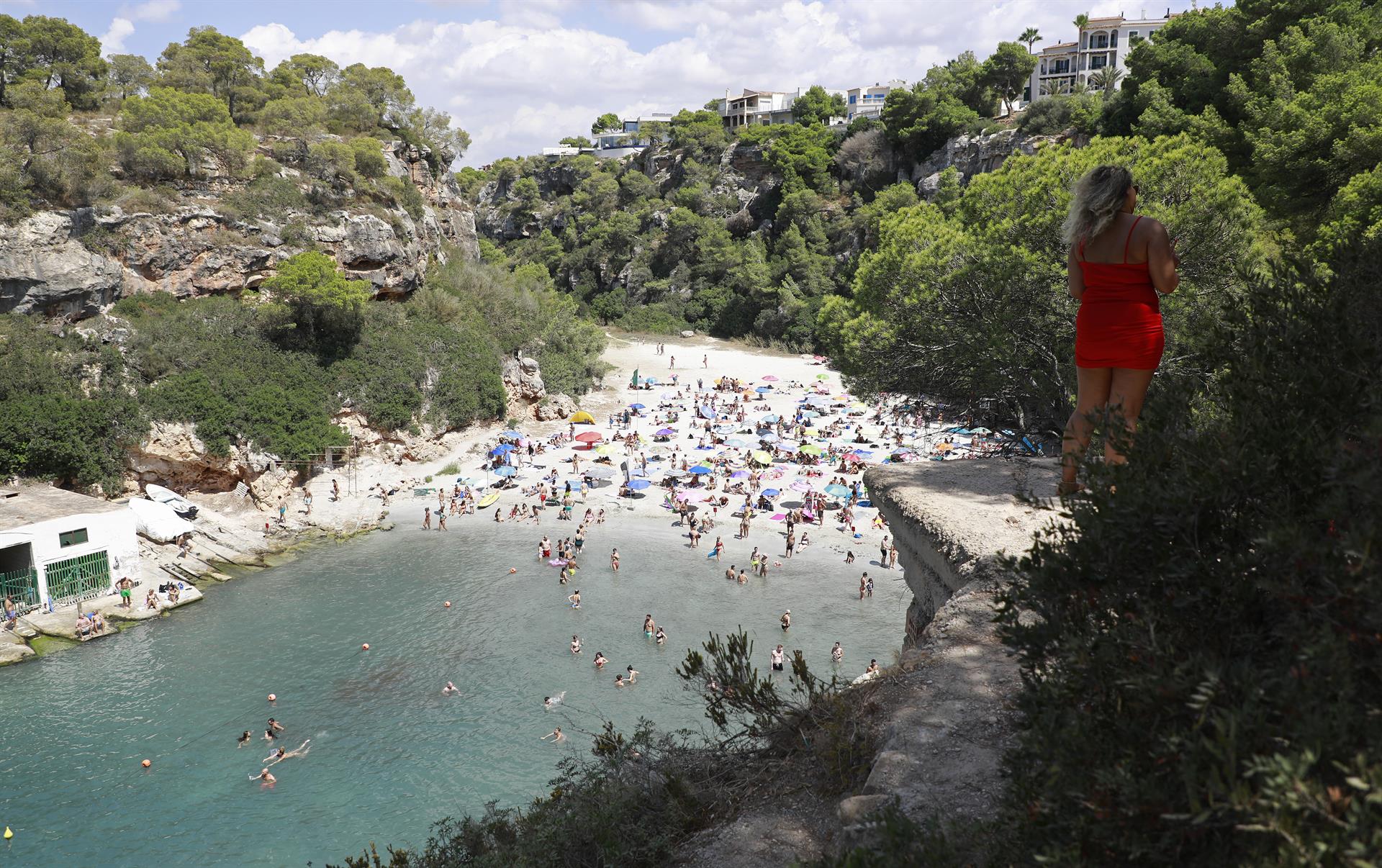 Una playa de Mallorca.