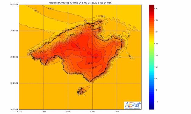 El nivel máximo amarillo por altas temperaturas se mantiene en Baleares hasta el martes