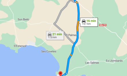 Cierran temporalmente la carretera de Campos a la Colonia de Sant Jordi, desde el km 0 al 7 por las inundaciones