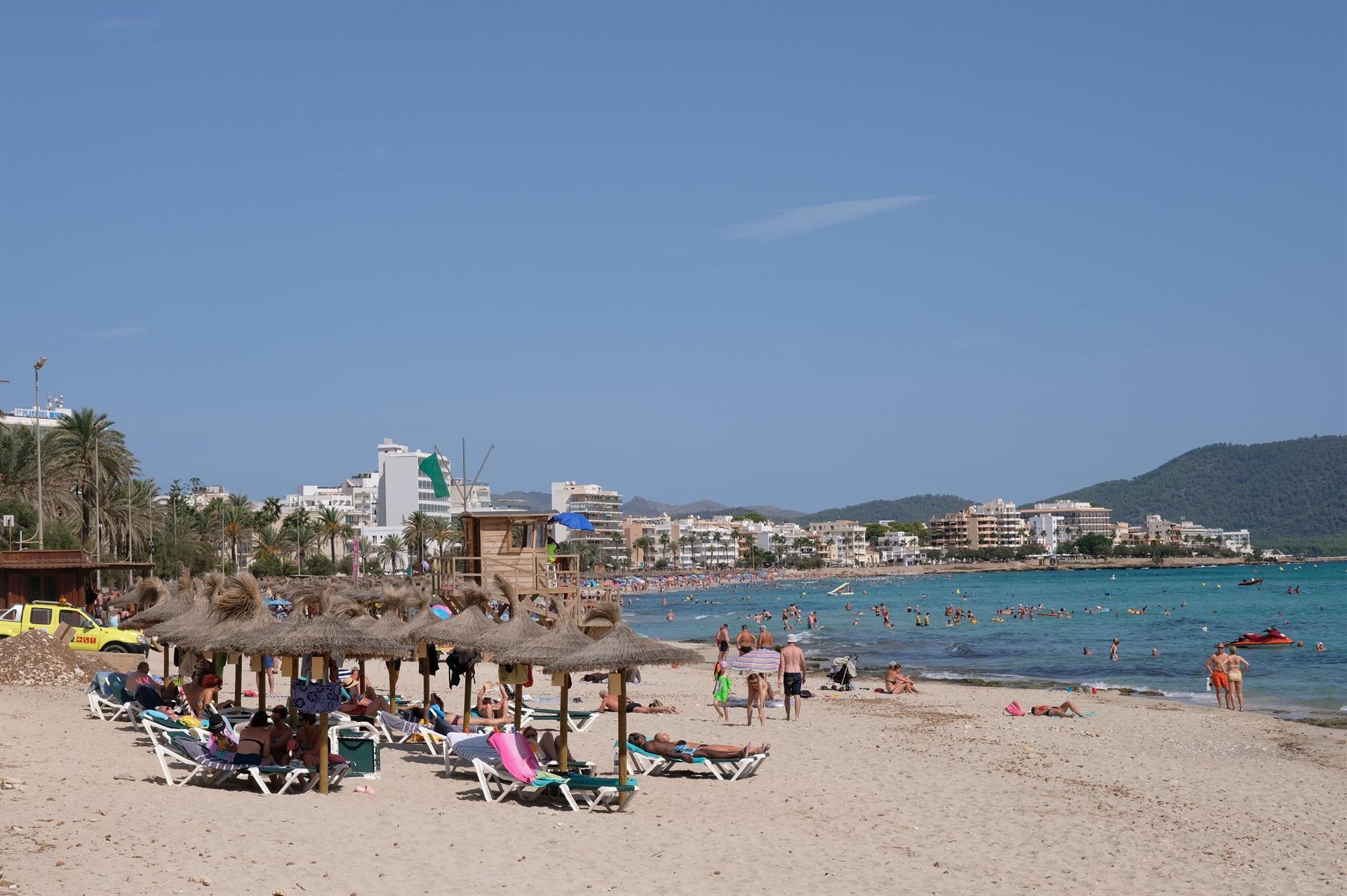 Una playa de Baleares.