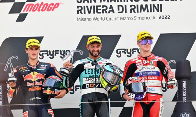 El mallorquín Izan Guevara asalta el liderato de Moto3 tras ser tercero en San Marino