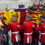 El último recorrido de la Reina Isabel II.