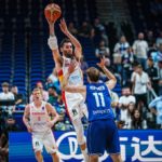 Rudy Fernández, en el partido de cuartos de final del Eurobasket.