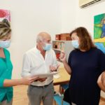 Visita de la presidenta del Govern, Francina Armengol, a la Unidad Comunitaria de Rehabilitación de Salud Mental de Inca.