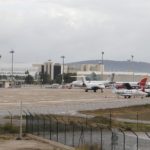 Vista de la torre de control del aeropuerto de Palma.