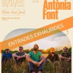 Cartel del concierto de Antonia Font.