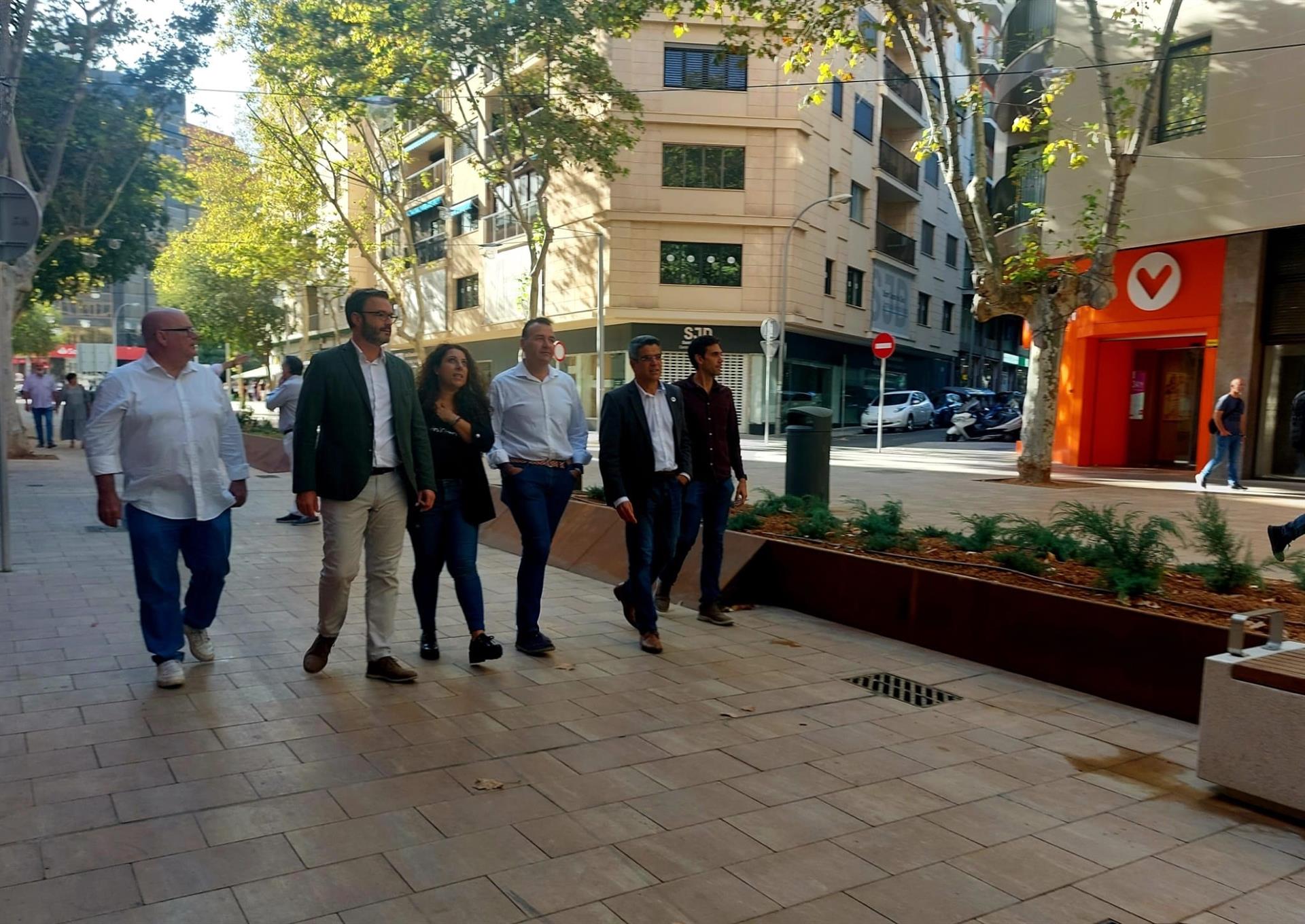 El alcalde de Palma, José Hila, junto a otros miembros del equipo de gobierno visitan Nuredduna, que este sábado se abre al público - AYUNTAMIENTO DE PALMA