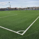 Nuevo césped del campo de fútbol de El Molinar.