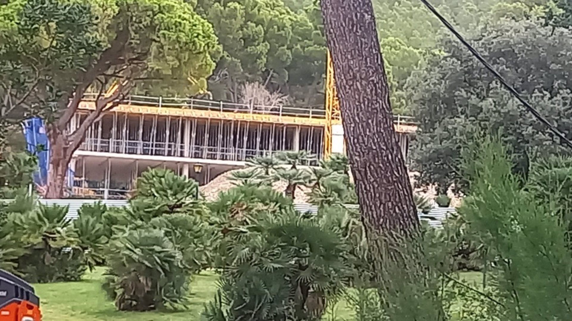 Construcción del Hotel Formentor.