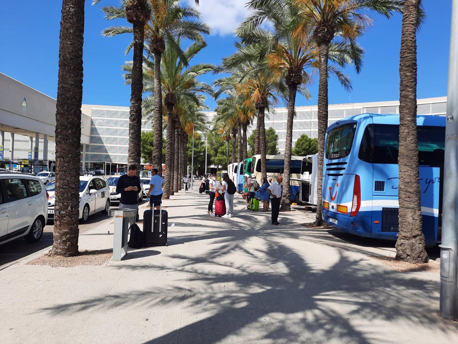 Llegada de turistas