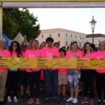23/10/2022 La consellera de Salud y Consumo del Govern, Patricia Gómez, participa en el corte de cinta y cuenta atrás de la caminata popular SOCIEDAD AECC BALEARES