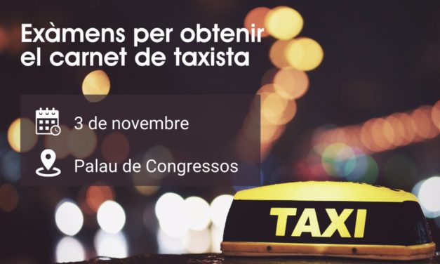 Un total de 280 personas se presentan al examen para obtener el carné de taxista del próximo 3 de noviembre