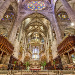 Interior de la catedral de Palma.