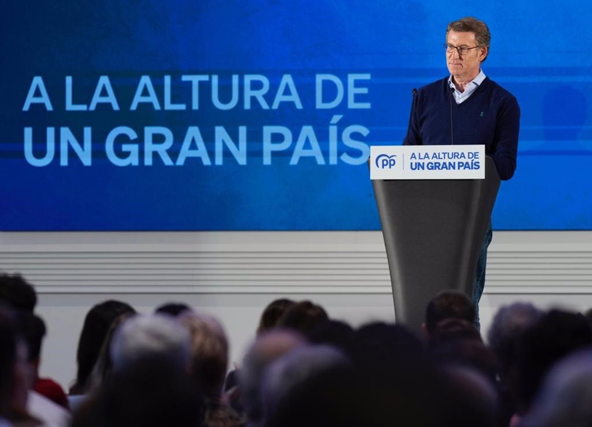 El presidente del PP en España, Alberto Núñez Feijóo, en la conferencia política de los 'populares' de Baleares - PP