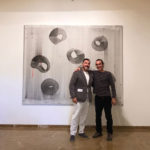 Pedro Oliver y Pablo Alonso de Caso, en la exposición de Binissalem.