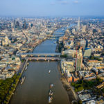 Vista aérea de Londres.