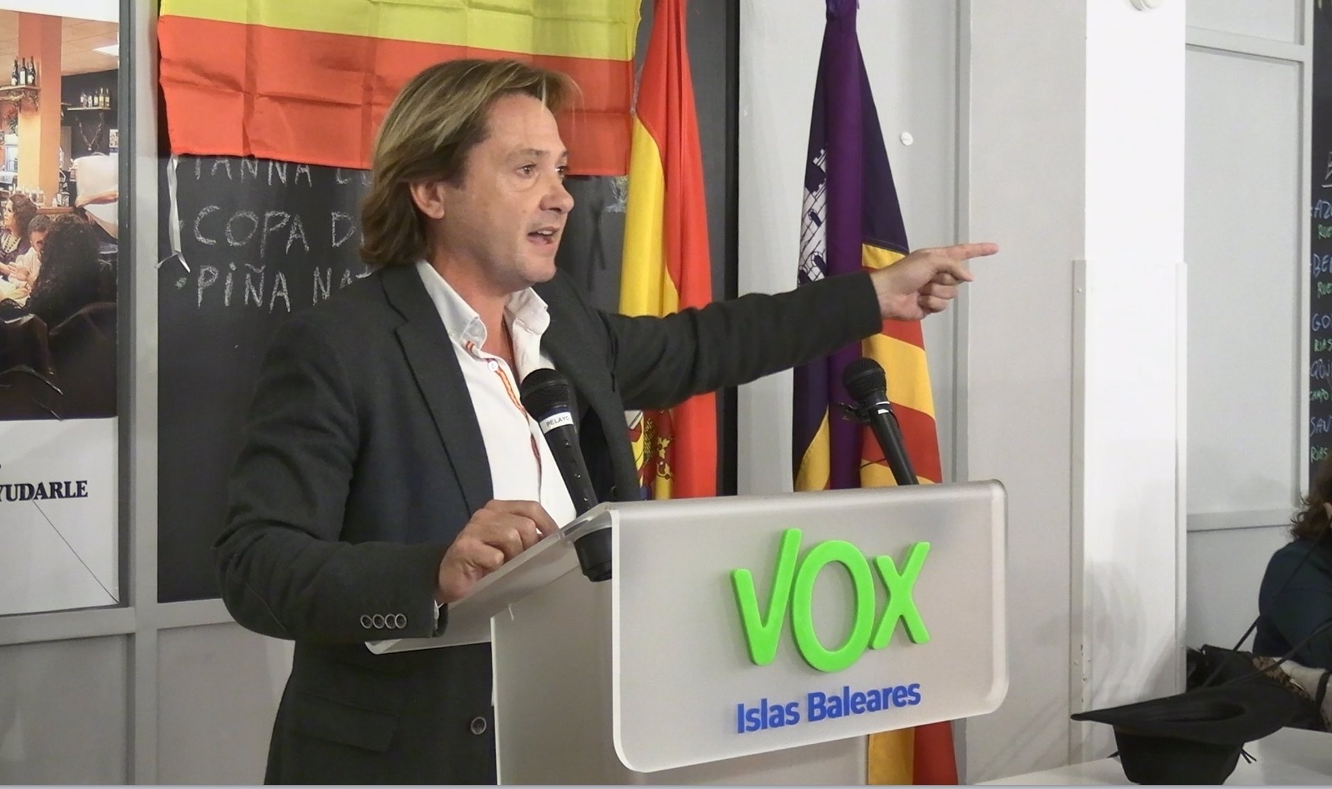 Jorge Campos, diputado y portavoz de Vox-Actúa Baleares en el Parlament.