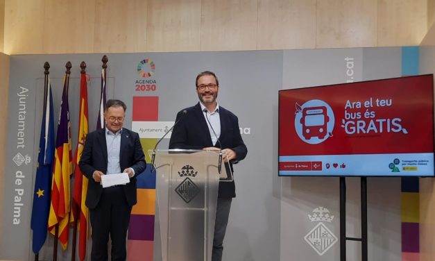 El autobús será gratis el próximo año en Palma para quienes tengan la tarjeta ciudadana