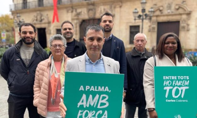 Carles Cabrera presenta su candidatura para ser cabeza de lista de El PI en las elecciones municipales de Palma
