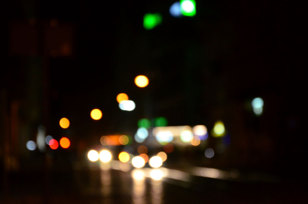 Carretera noche.