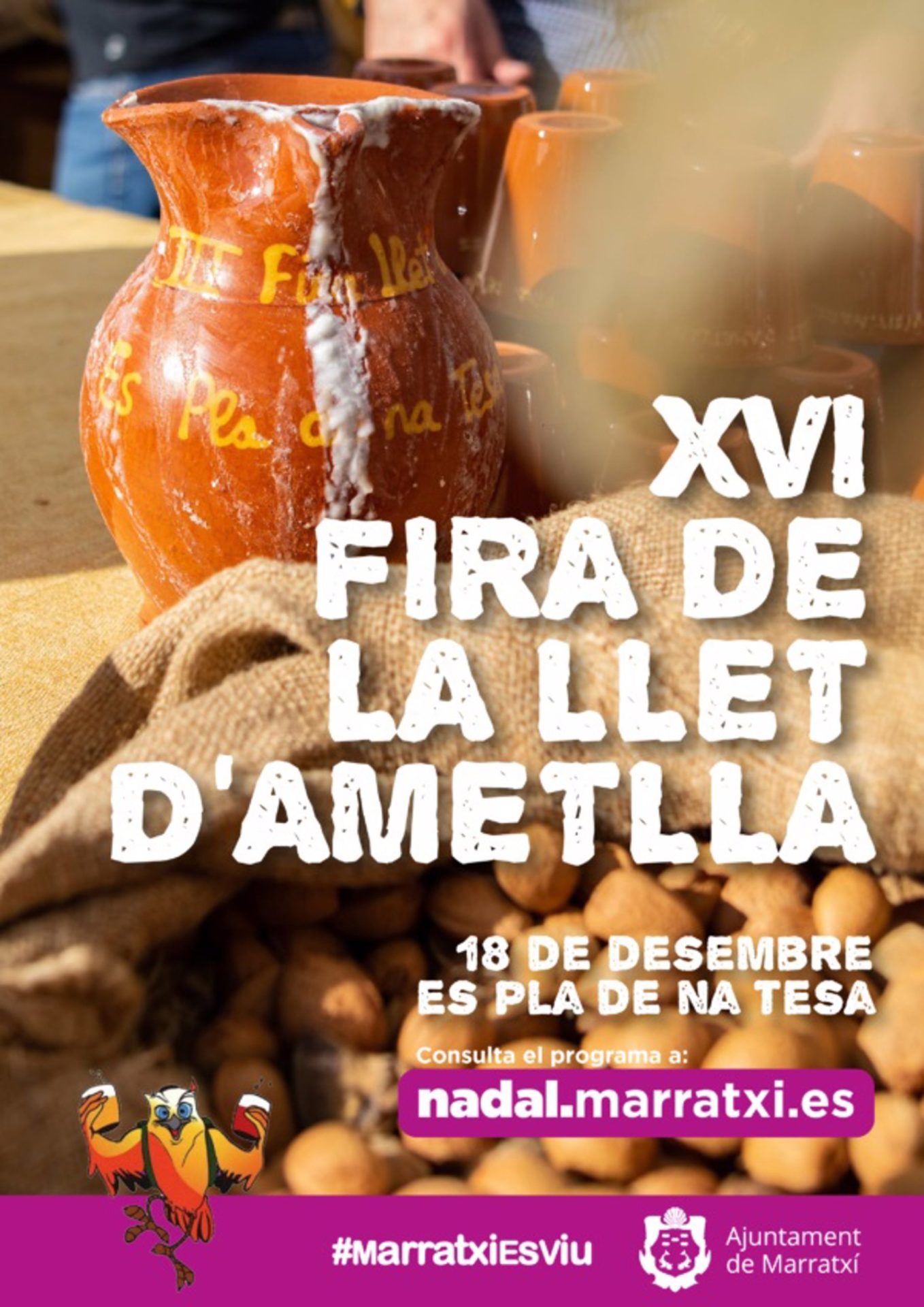 16/12/2022 Cartel de la Feria de la Leche de Almendra.