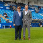 El presidente de la AECC en Baleares, José Reyes, y el director general del ATB, Guillermo Pisano. - AECC