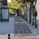 Un carril bici en la ciudad de Palma. Foto: Mallorca Informa.