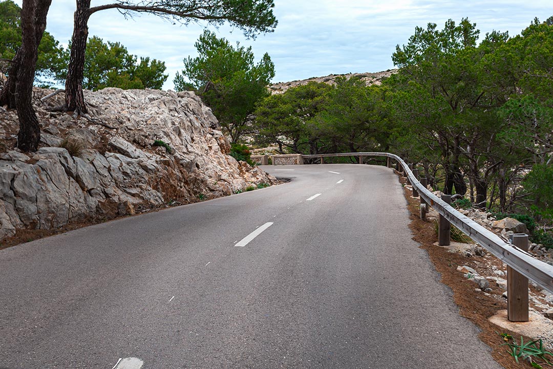 Una carretera de Mallorca. Archivo (Mallorca Informa).