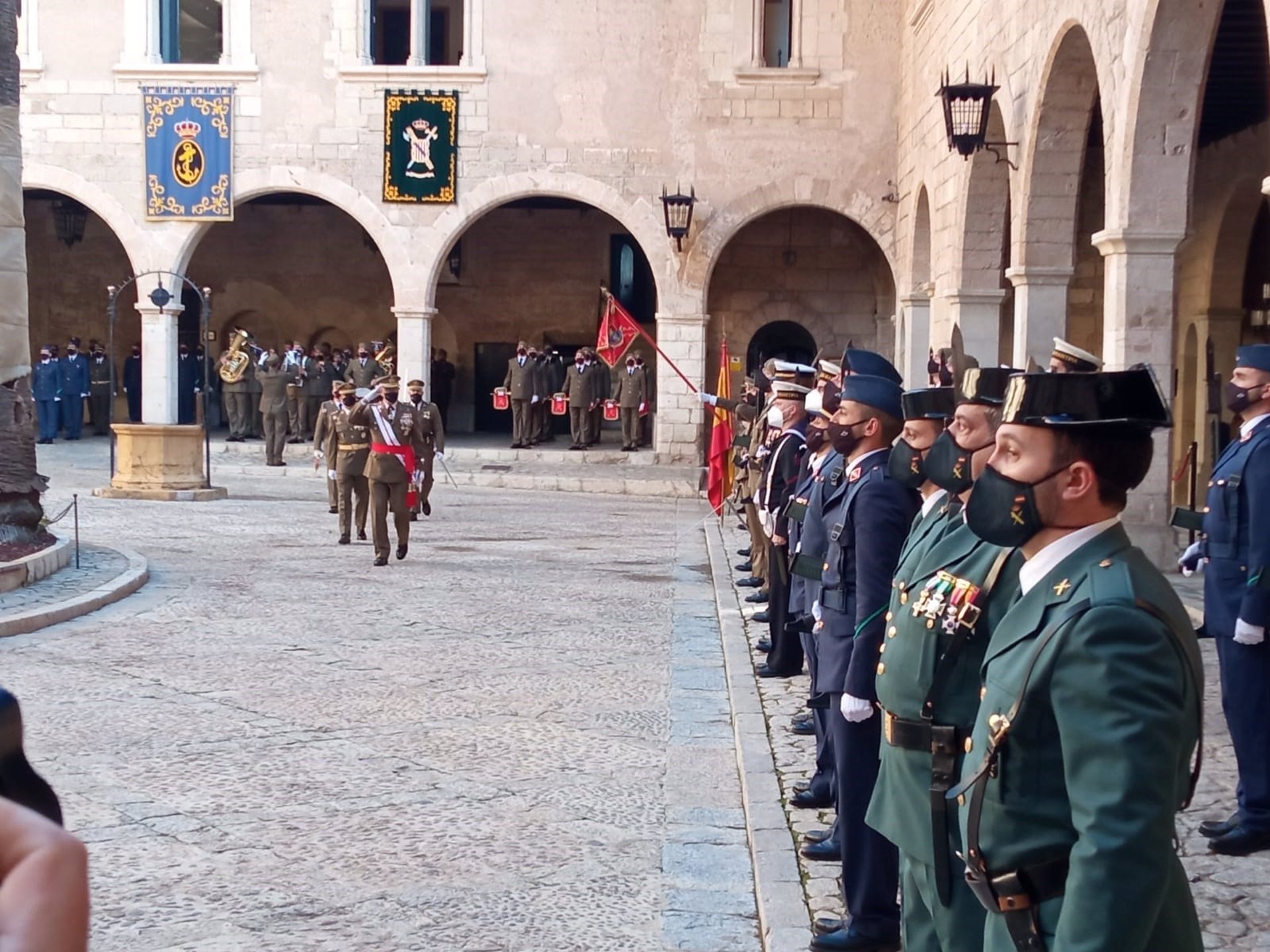 Celebración de la Pascua Militar en enero de 2022 en el Palacio de la Almudaina. - EUROPA PRESS - Archivo