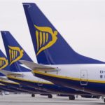 Aviones de Ryanair.
