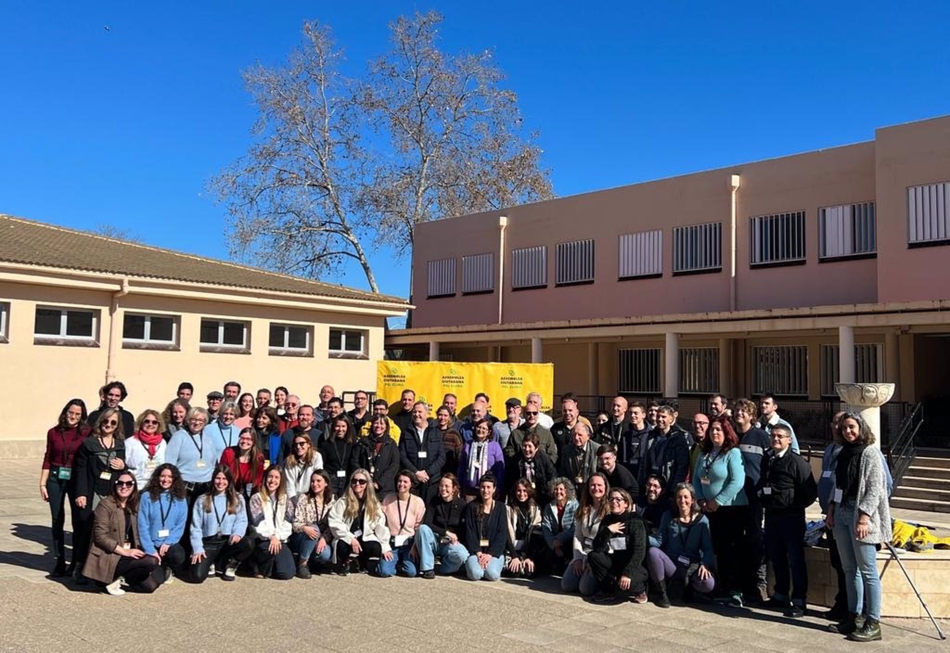 Miembros de la La Asamblea Ciudadana por el Clima de Mallorca.
