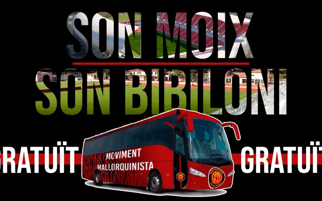 ¿Problemas para aparcar en el Mallorca-Madrid?: el Moviment Mallorquinista pone el bus